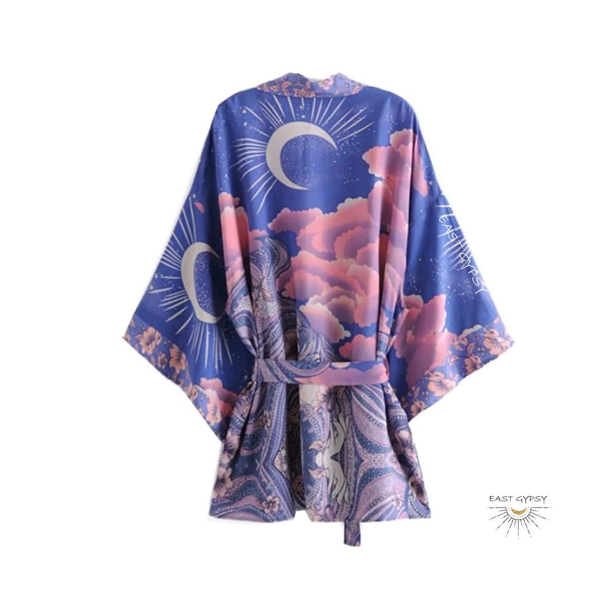 Under the Gypsy Moon Mid-length Kimono Cardigan Coverup