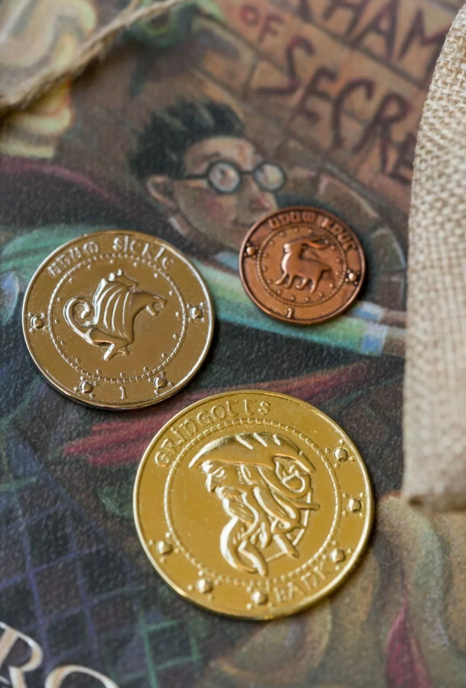 Harry Potter Coin Collections Gringotts Bank Coins With Coin Etsy