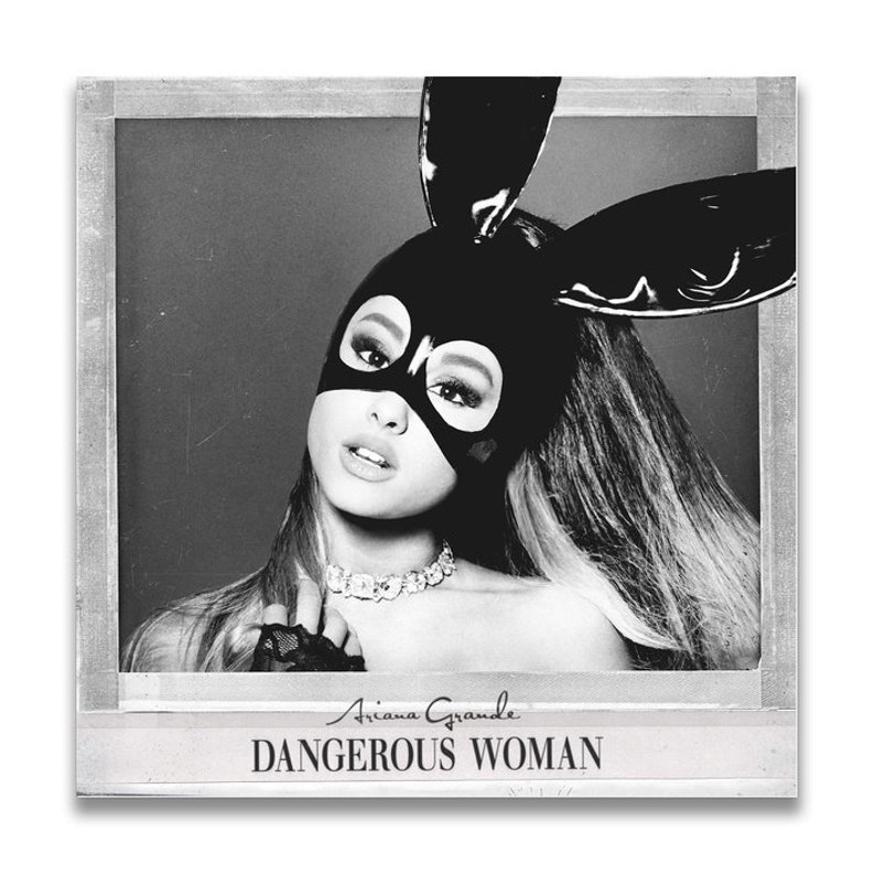 Download Ariana Grande Dangerous Woman Music Album Cover Canvas Poster Unframe Art Collectibles Giclee Kromasol Com