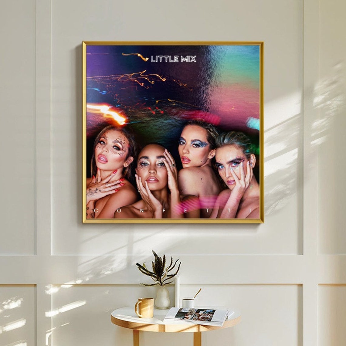 Little Mix Confetti Music Album cover Canvas Poster Unframe Etsy