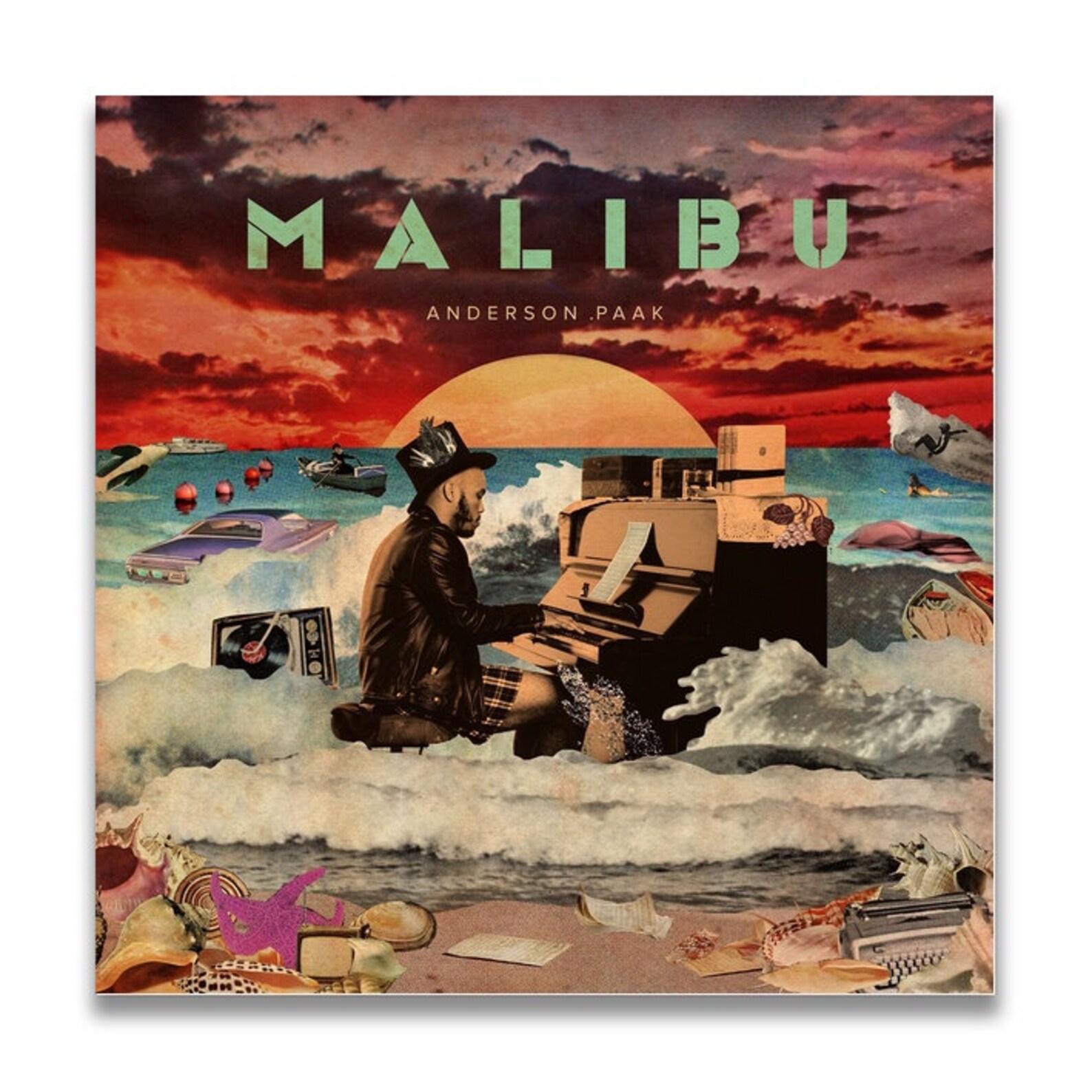 Anderson Paak Come Down Music Album cover Canvas Poster Etsy