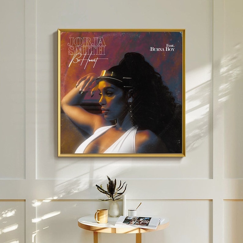 Jorja Smith Be Honest Music Album cover Canvas Poster Unframe