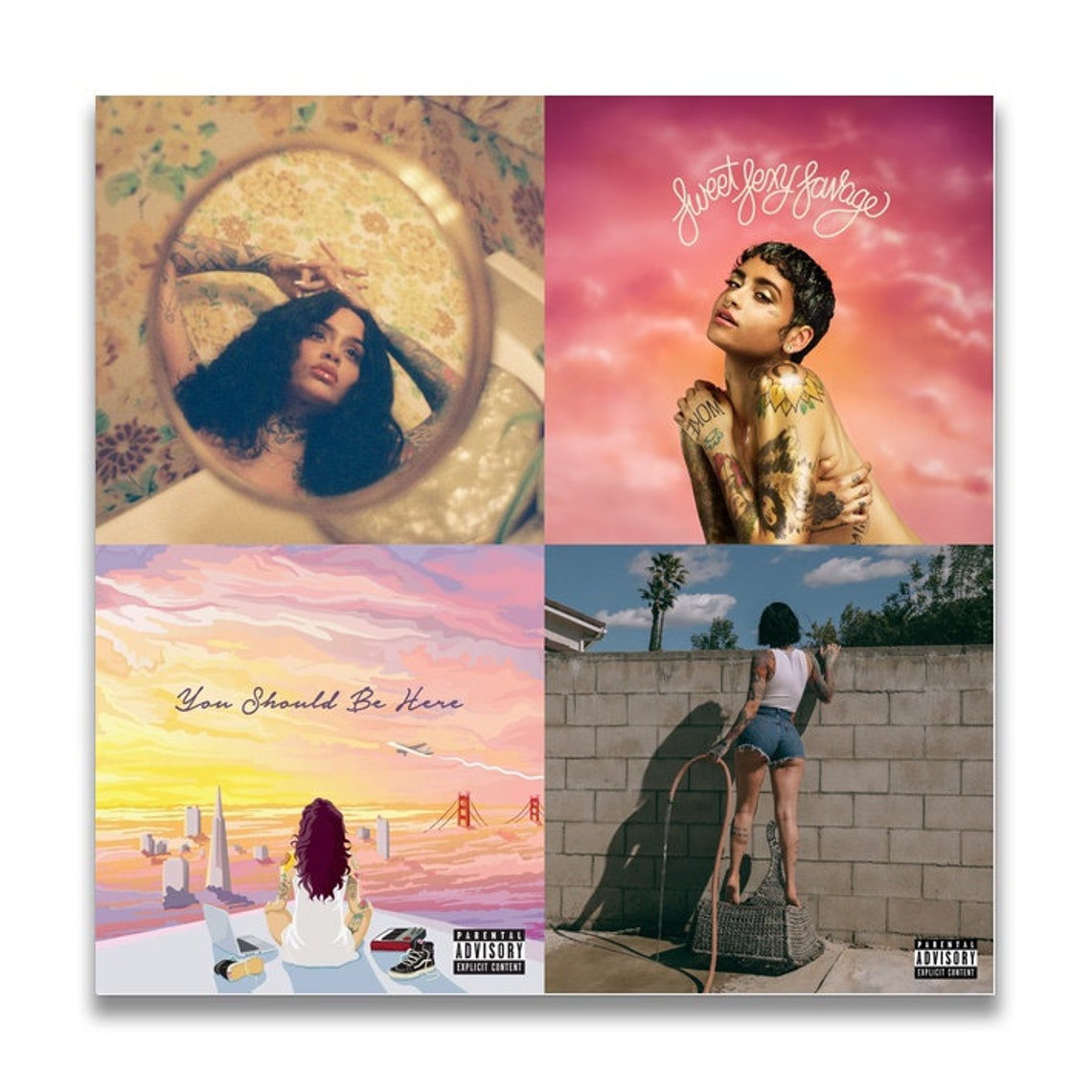 Kehlani you should be here Music Album cover Canvas Poster Etsy