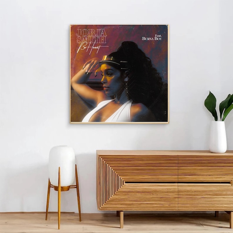 Jorja Smith Be Honest Music Album cover Canvas Poster Unframe