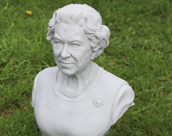 Queen Elizabeth II 3d Bust