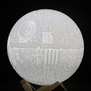 Personalized 3d - Star wars - Death Star - night Lamp