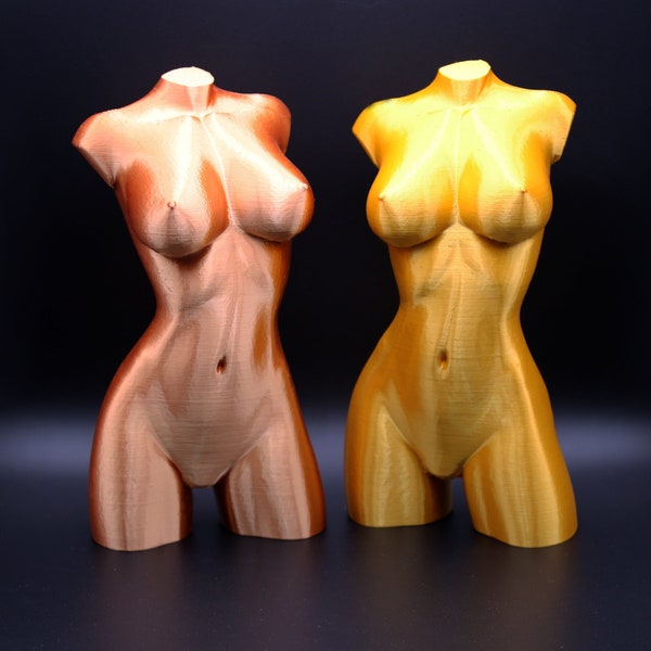 Nackte Frau | Dame Torso Figur | KKW Körper | Statuette | Gießform | gegossen | Skulptur