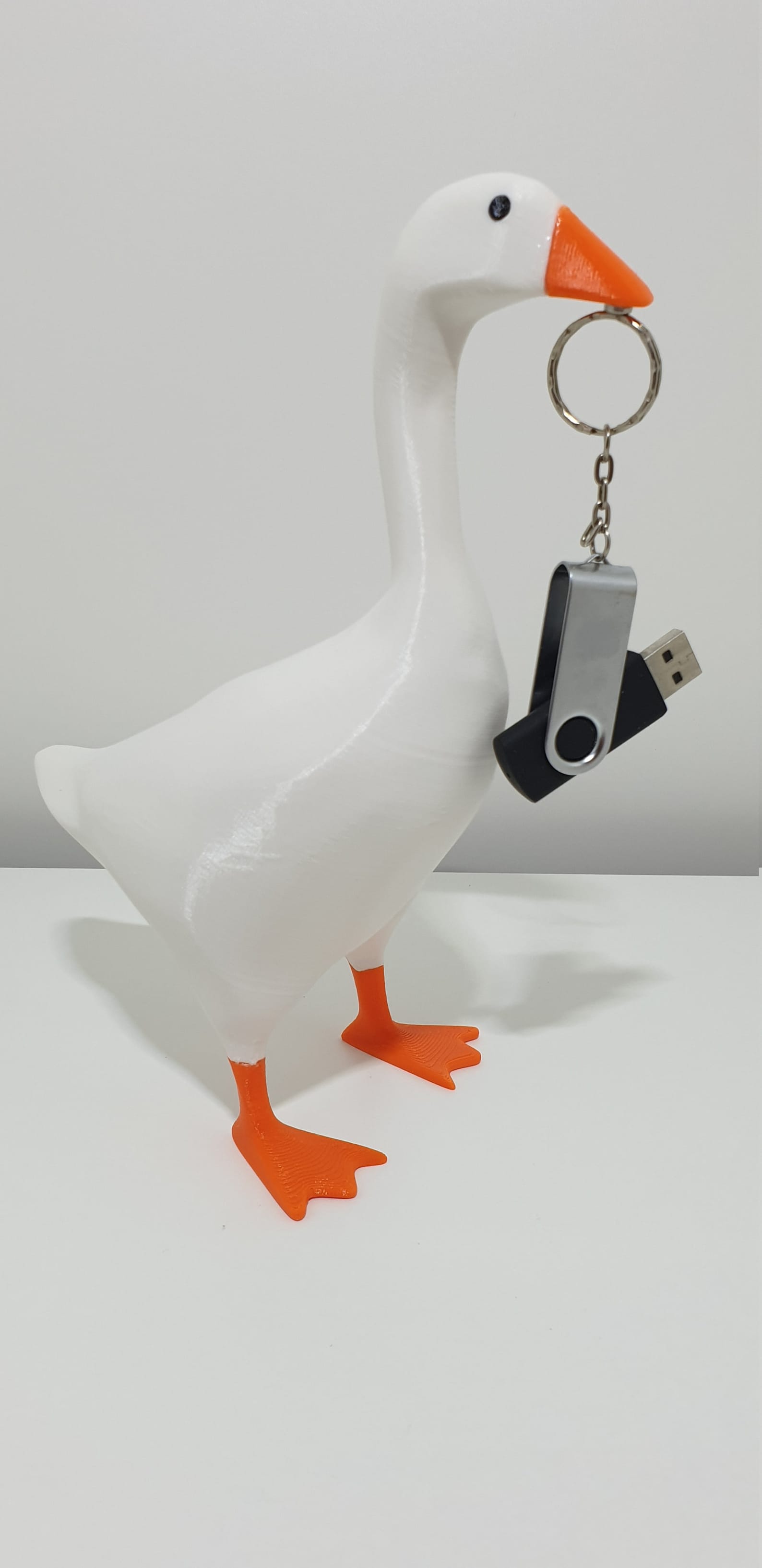 Cute Untitled Goose Entitled Goose Magnetic Key Holder - Etsy