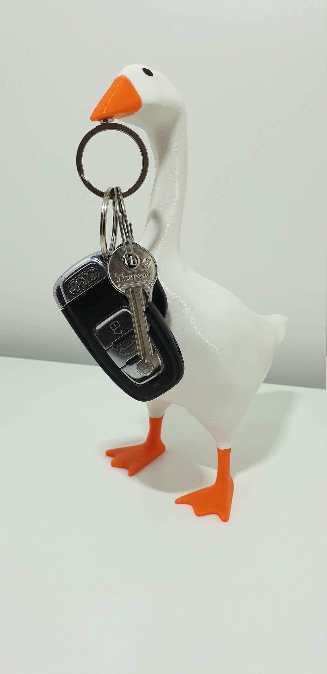 Cute Untitled Goose Entitled Goose Magnetic Key Holder - Etsy
