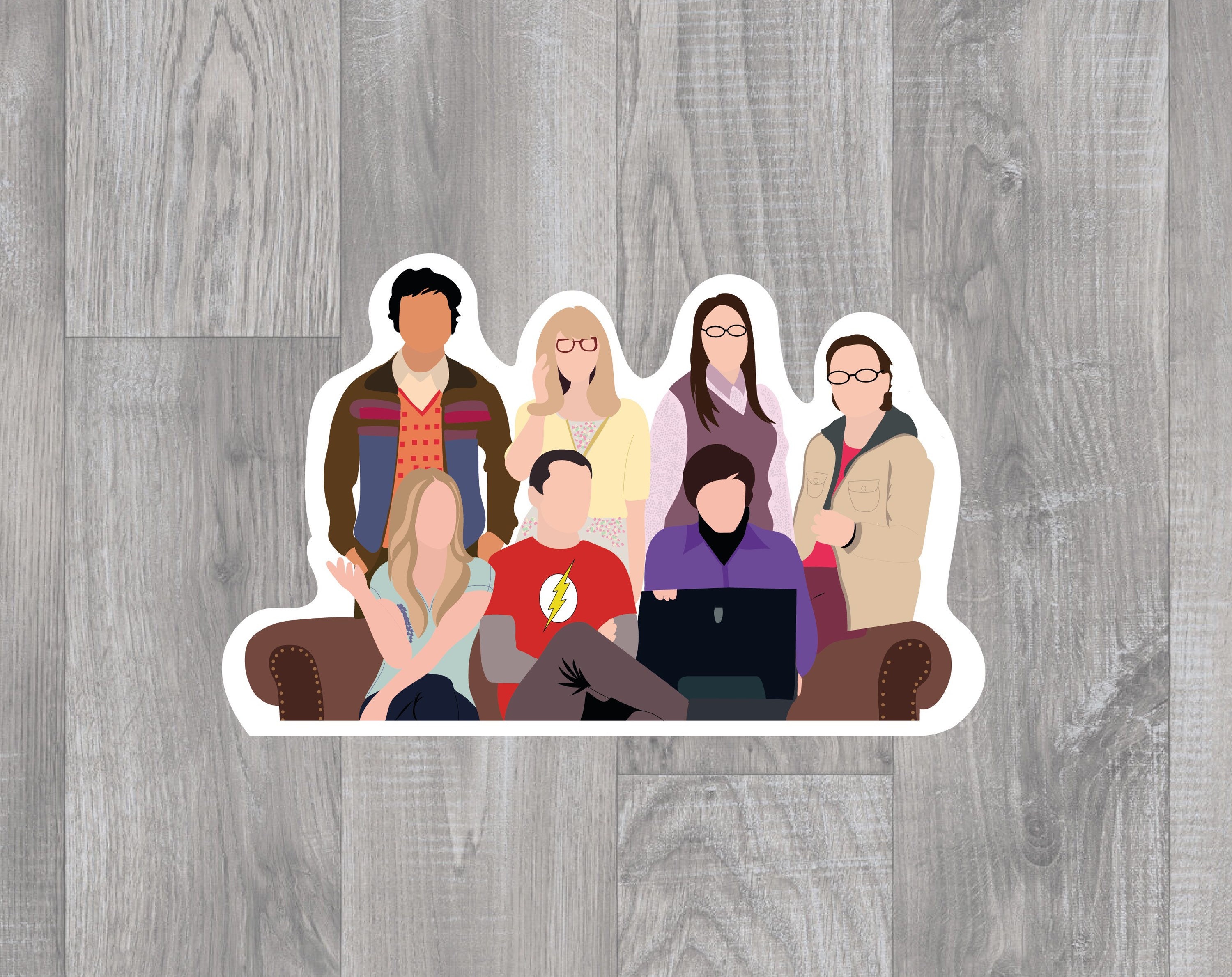 TBBT / The Big Bang Theory Stickers Etsy