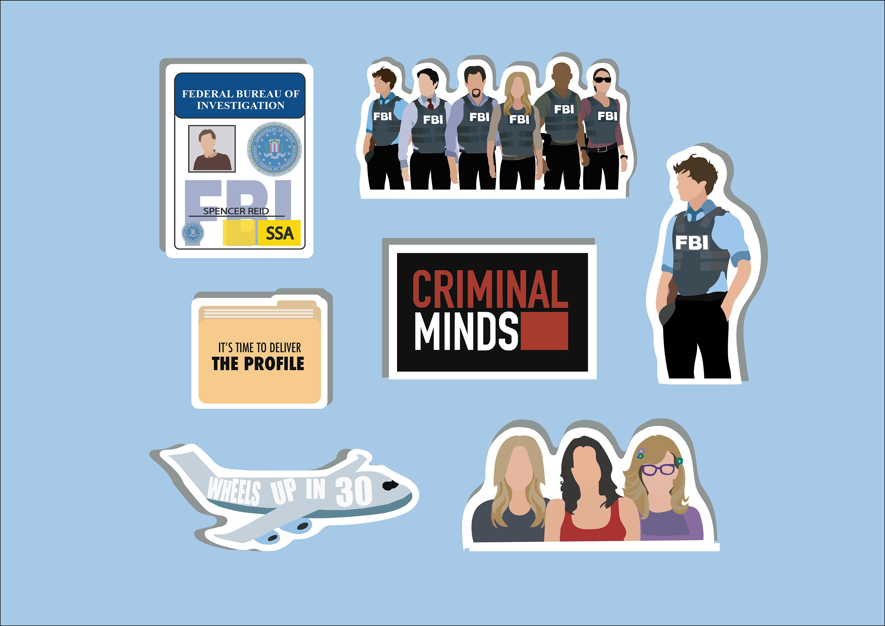 zugzwang Criminal Minds sticker Sticker for Sale by zoyabokhari