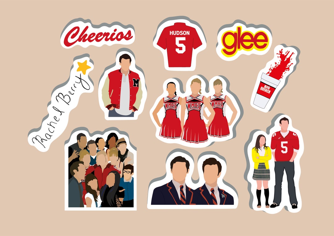 GLEE Stickers - Etsy UK