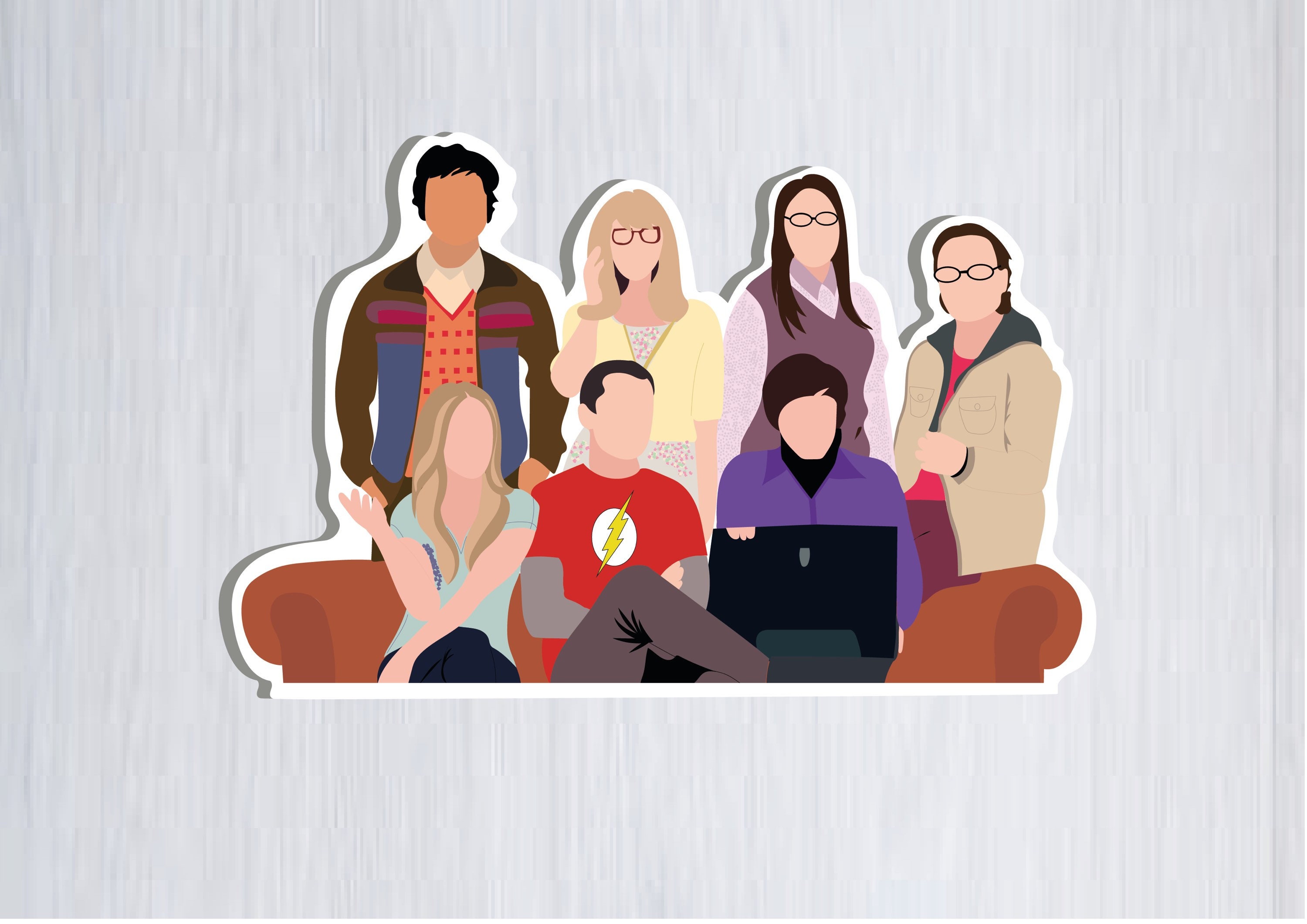 TBBT / the Big Bang Theory Stickers Etsy UK