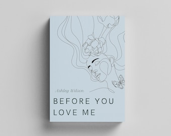 Custom Minimalist Line Art Book Cover Design (Digital)