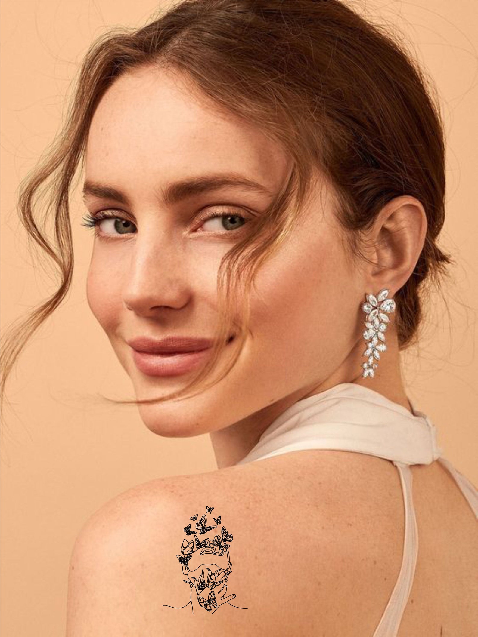 Tattoo License on My Art. Line Tattoo. Minimalist Tattoo Etsy