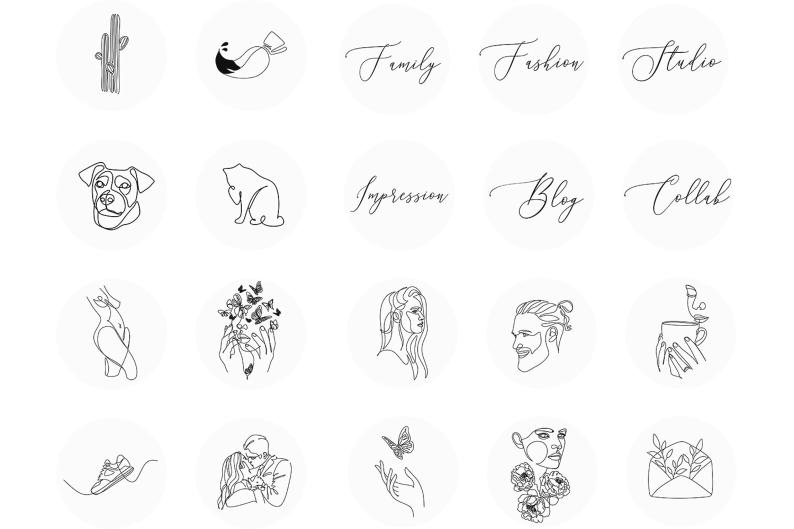 Photographer Instagram Story Highlight Icons. Boho Instagram Etsy