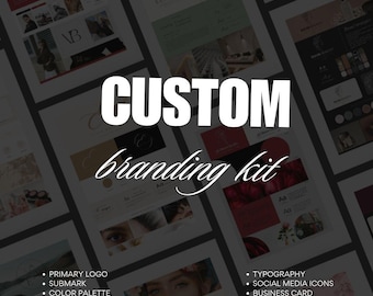 Custom Branding & Logo Design Package: Unique Business Identity, Professional Logo, Brand Kit, Visual Identity