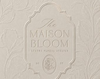 Botanical brand Identity | Luxury Florist Logo | Elegant Feminine Logo