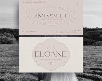 French Luxury Brand Identity | Luxury Femine Logo | Botanical Brand Identity