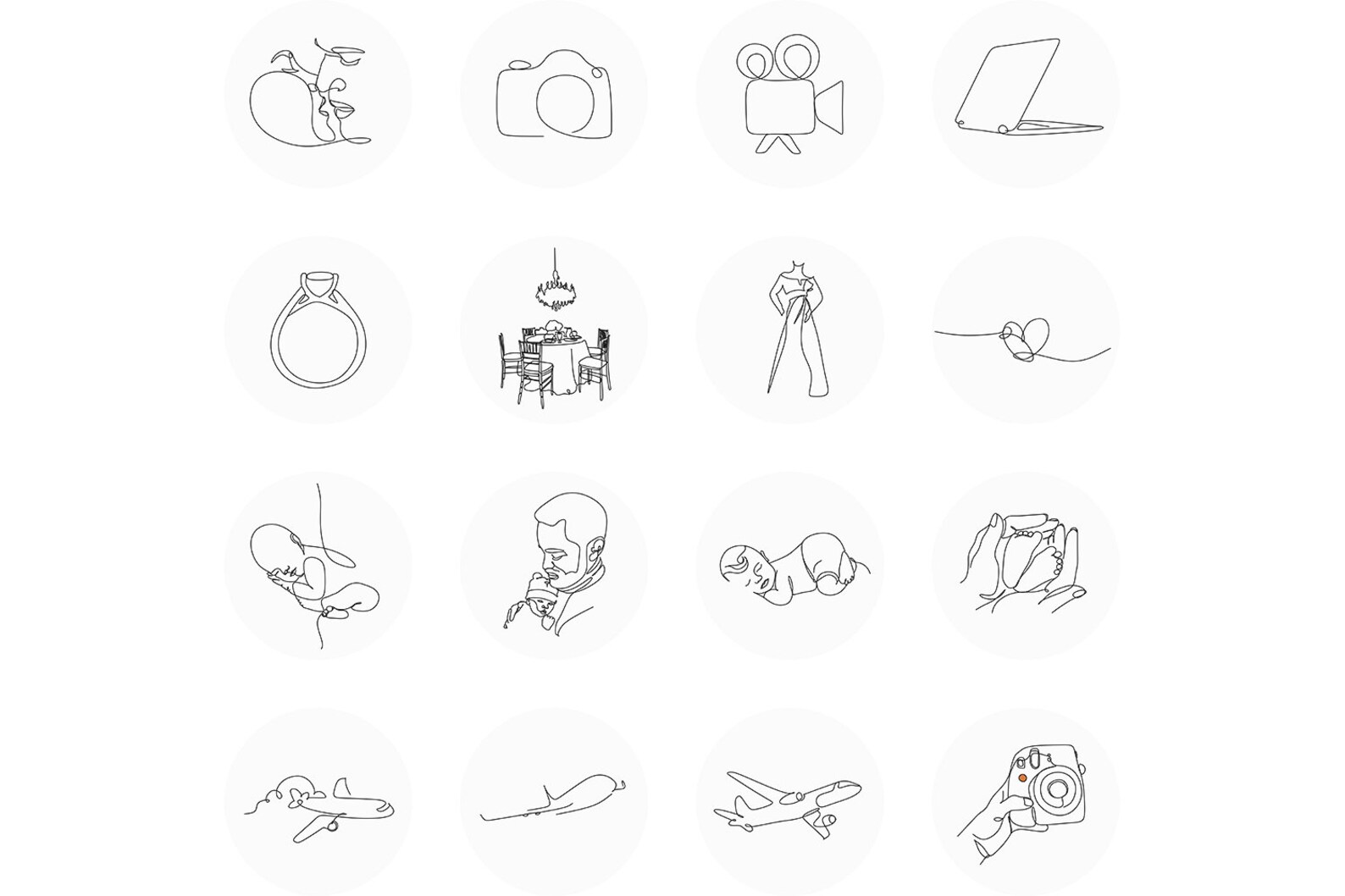 Photographer Instagram Story Highlight Icons. Boho Instagram Etsy