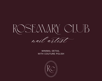 Luxury Custom Logo Design | Custom Brand Identity | Elegant Minimalist Branding Package