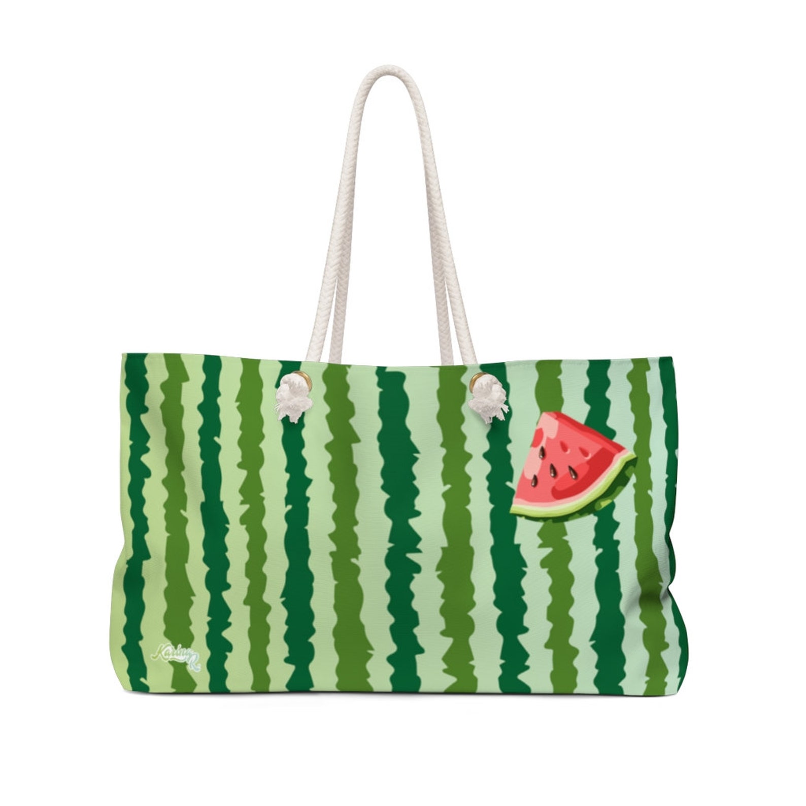 Watermelon Sandía Weekender Bag DOUBLE-SIDED PRINT - Etsy