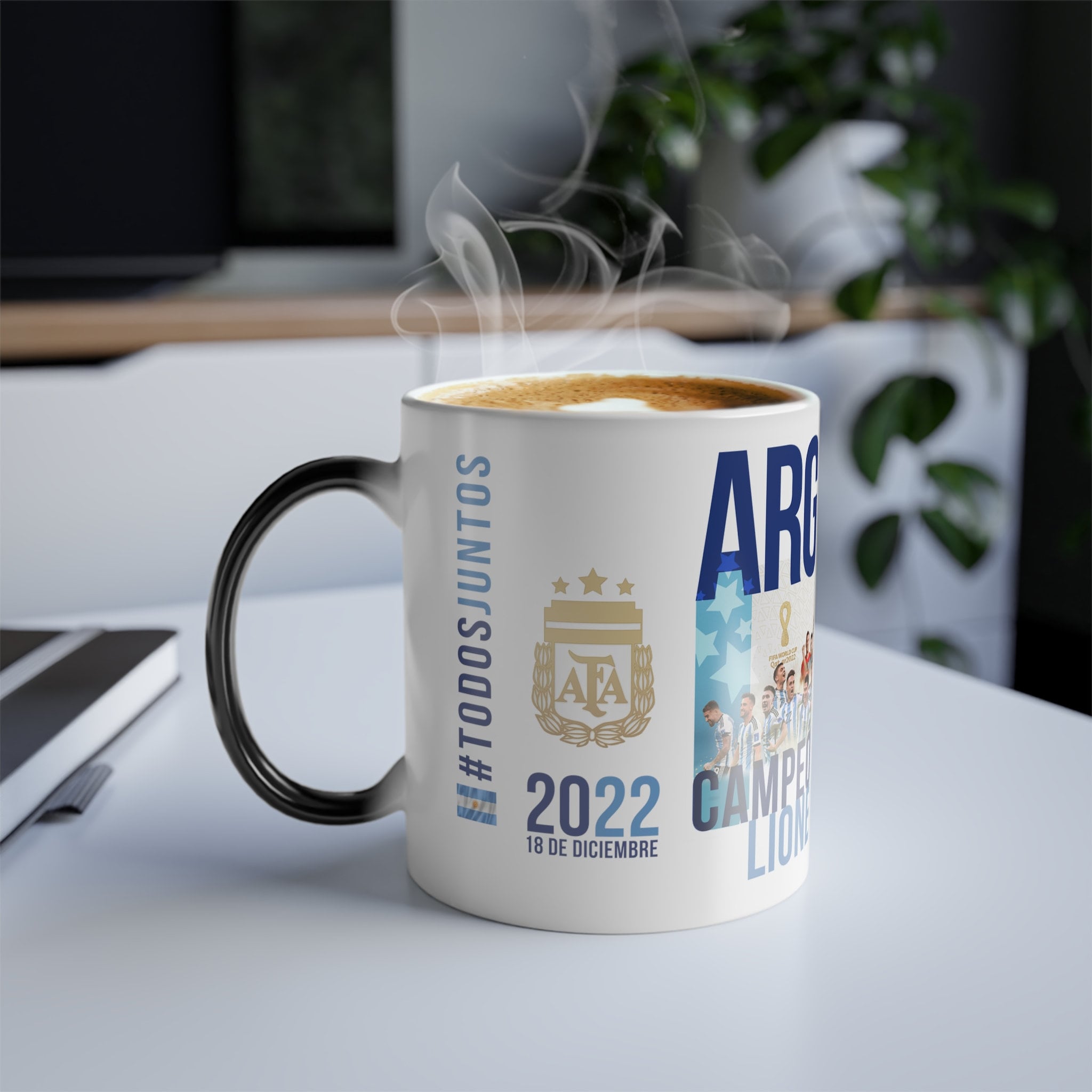 Producto: Azty Designs Coffee Tea Mug Cup Ceramic 11oz. Argentina Futbol Soccer League(Color: River Plate Copas