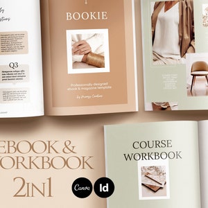 Elegant Course Creator Ebook, Workbook Template; Canva Ebook Template; Ebook Template Indesign; Ebook cover; Business Coach; Lead Magnet