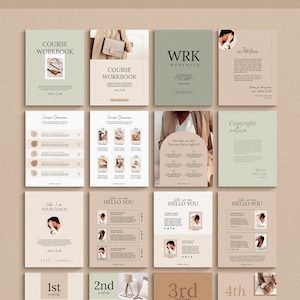 Elegant Course Creator Ebook Template, Digital Workbook Template, Canva Ebook, InDesign Ebook cover, Lead Magnet, Business Coach Resource image 5