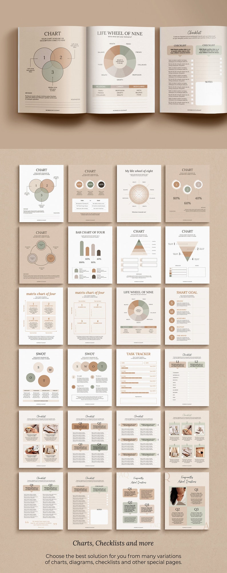 Elegant Course Creator Ebook Template, Digital Workbook Template, Canva Ebook, InDesign Ebook cover, Lead Magnet, Business Coach Resource image 7