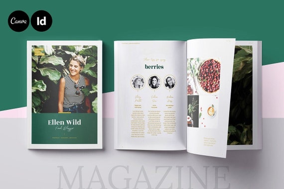 Multipurpose Magazine Template | Ebook Template Canva | Brochure Template | Portfolio Template | Lifestyle Magazine | Digital Magazine
