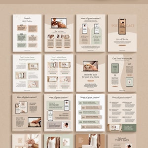 Elegant Course Creator Ebook Template, Digital Workbook Template, Canva Ebook, InDesign Ebook cover, Lead Magnet, Business Coach Resource image 9
