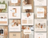 Adel Instagram Template Canva; Instagram Story Template; Instagram Post; Instagram Template Coach; Social Media Content; Media Kit Template