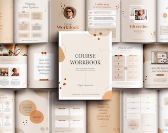 Kayla Workbook Template Canva & Indesign; Coaching Workbook; Checklist Template; Branding Workbook; Business Coach; Online Course Creator