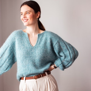 ニット/セーター iam official handmade pattern knit Knitting Pattern - Knit Sweater, Classic Knitting Pattern