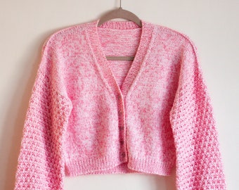 The Pink One Cardigan knitting pattern