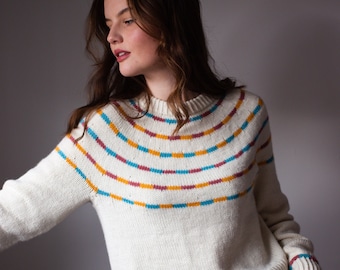 Strickmuster, Umfang Pullover