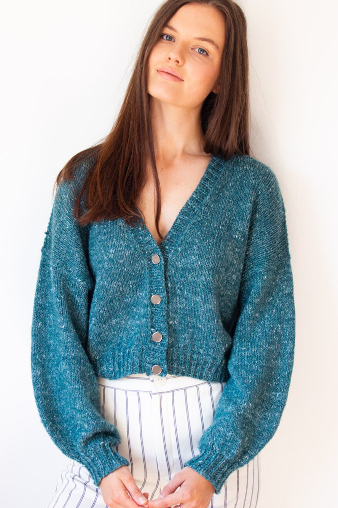 Be Thankful Cardigan Knitting Pattern Etsy