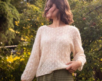 Patrón de tejido del suéter Lavinia