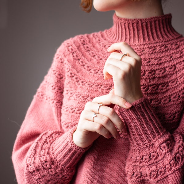 Love Number Sweater knitting pattern