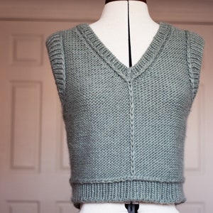Anyday Vest Knitting Pattern - Etsy