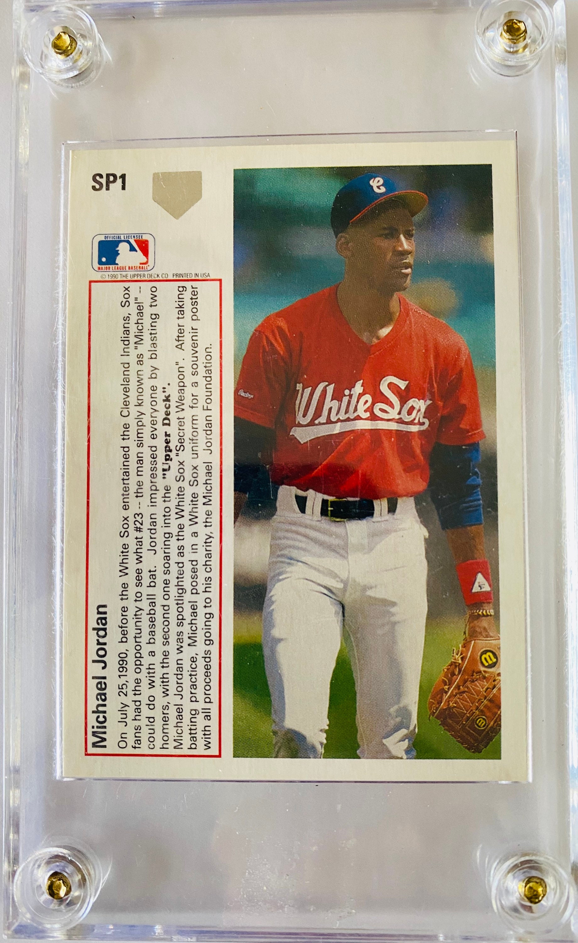 1991 Michael Jordan White Sox Baseball Rookie Card 1 True Etsy