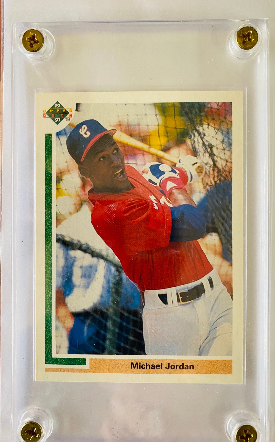 1991 Michael Jordan White Sox Baseball Rookie Card 1 True Etsy