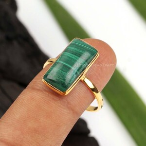 Buy Malachite Ring Online In India Etsy India