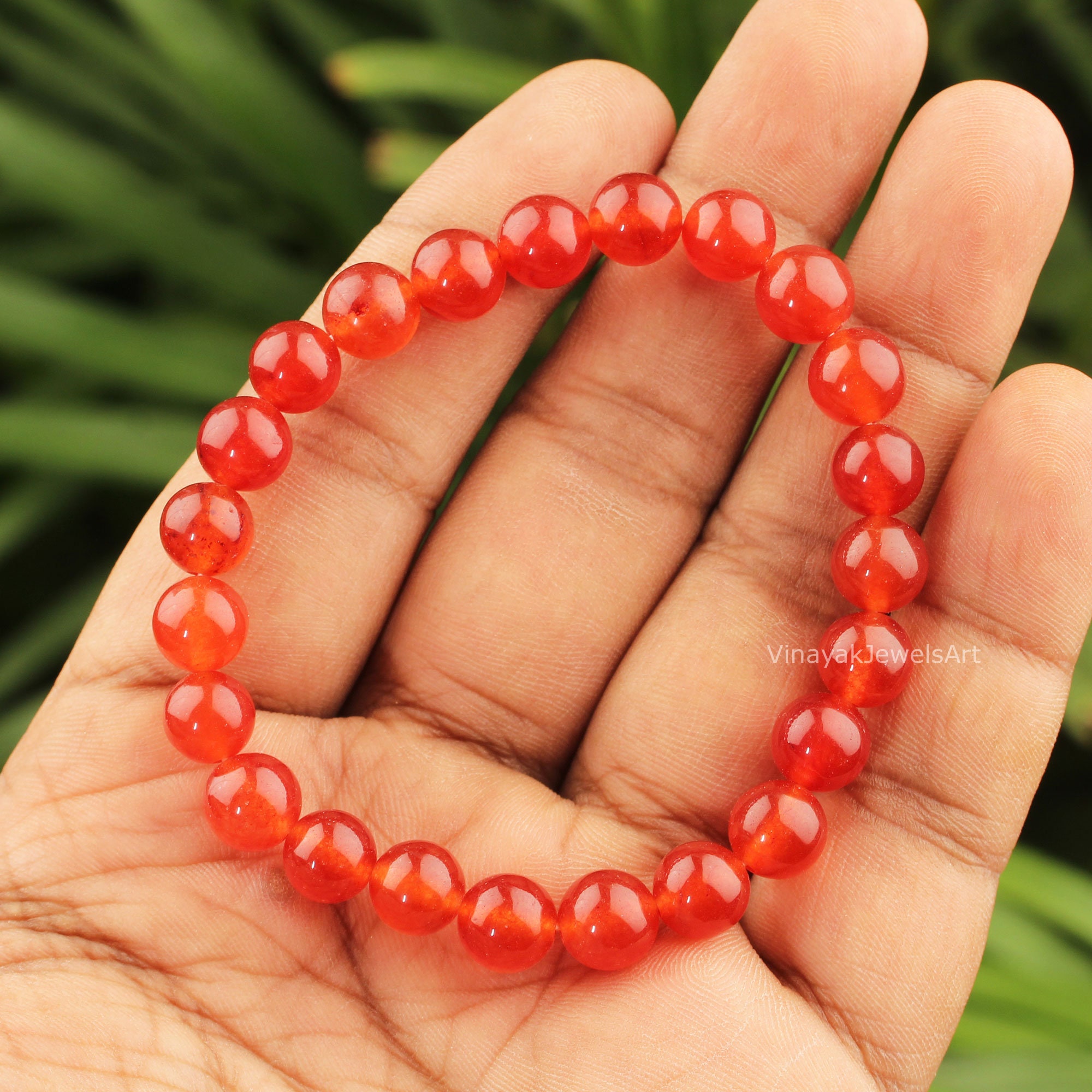 Carnelian Stone Bracelet | Carnelian Bracelet | My Sacred Soul