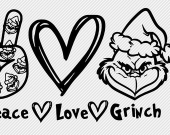 Free Free 79 Peace Love Grinch Svg Free SVG PNG EPS DXF File