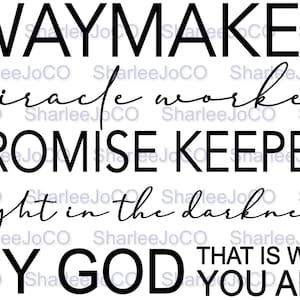 Waymaker SVG