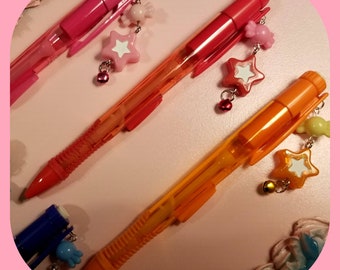 PaperMate Colored Lead Mechanical Pencils W/Matching Star Charm | 0.7mm