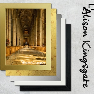 A3 A2 A4 A5 A1 Picture Gold Frames, Modern Black White Silver Poster Picture Frame Gift, Trendy Wall Art Photo Frame Best Friend Gift