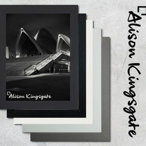 A4 A5 A1 A3 A2 Colourful  Picture Frames, Trendy Wall Art Photo Frame Gift For Family, Modern Style Black White Gray Poster Picture Frame